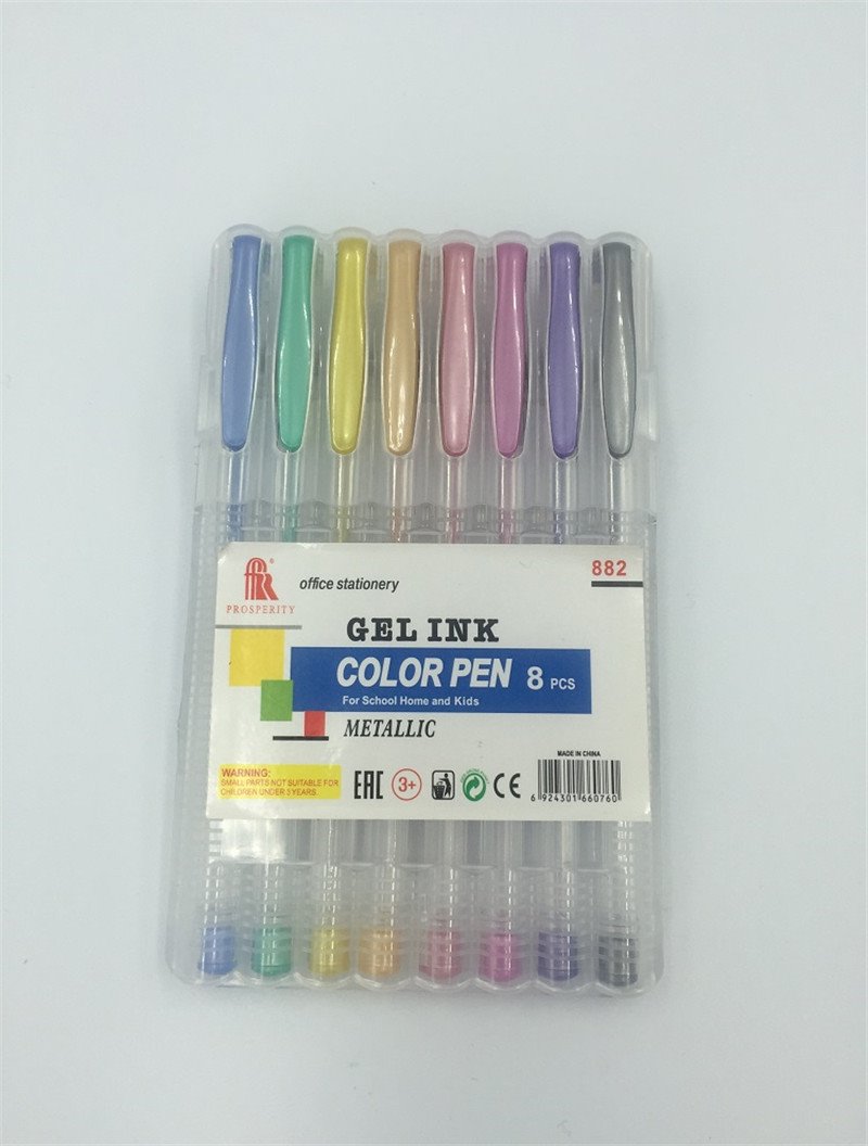 Soft PVC Decorated Clip Nice Design Gel Pen