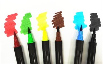 9 Shapes Ice Flower Designs Pink Handle Nylon Hair Nail Drawing Brush Pen