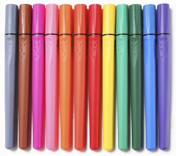 Water Based Multi Color Round & Brush Tip Chalk Markers